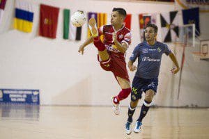 San javier, 19-08-2015, Pretemporada, Partido benefico a favor Aidemar Y Prometeo, encuentro entre el Pozo Murcia vs Palma Futsal, Pabellon Principe Felipe.